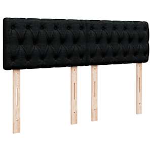 Box spring postel s matrací černá 160x200 cm textil - obrázek 12