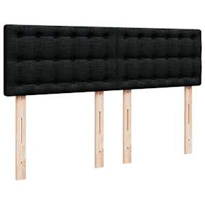 Box spring postel s matrací černá 160x200 cm textil - obrázek 12