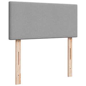 Box spring postel s matrací světle šedá 90x200 cm textil - obrázek 12