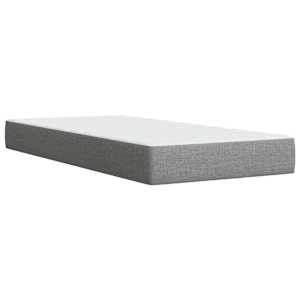Box spring postel s matrací světle šedá 90x200 cm textil - obrázek 10
