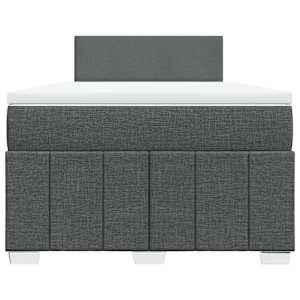 Box spring postel s matrací tmavě šedá 120x190 cm textil - obrázek 6