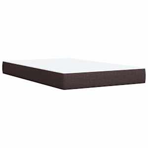 Box spring postel s matrací tmavě hnědá 120x190 cm textil - obrázek 10
