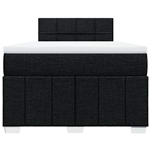 Box spring postel s matrací černá 120x190 cm textil - obrázek 6