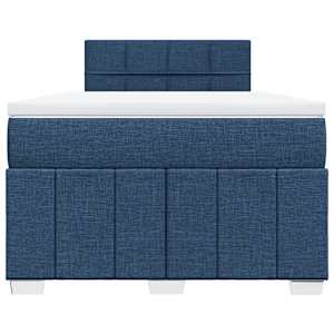 Box spring postel s matrací černá 120x190 cm textil - obrázek 6