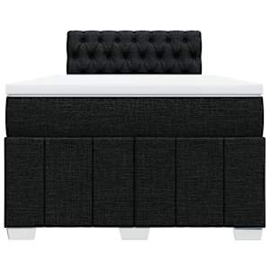 Box spring postel s matrací černá 120x190 cm textil - obrázek 6
