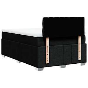 Box spring postel s matrací černá 120x190 cm textil - obrázek 8