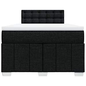 Box spring postel s matrací černá 120x190 cm textil - obrázek 6