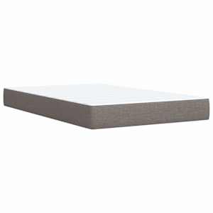 Box spring postel s matrací taupe 120x190 cm textil - obrázek 10