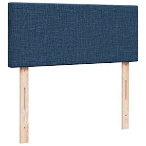 Box spring postel s matrací modrá 120x200 cm textil - obrázek 12