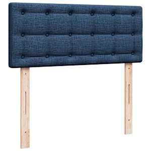 Box spring postel s matrací modrá 120x200 cm textil - obrázek 12