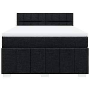 Box spring postel s matrací černá 160x200 cm textil - obrázek 6