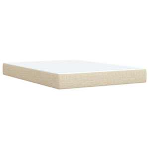 Box spring postel s matrací krémová 160x200 cm textil - obrázek 10
