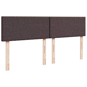 Box spring postel s matrací tmavě hnědá 180x200 cm textil - obrázek 12