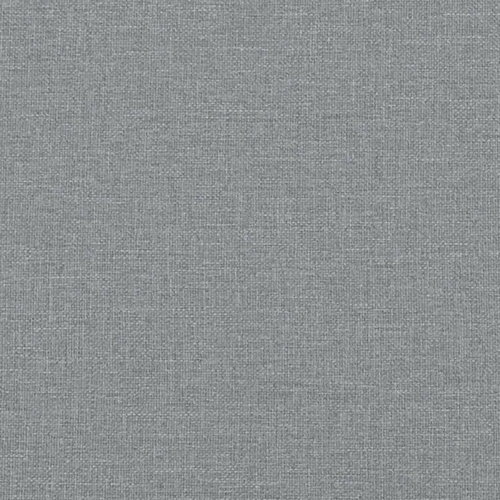 Box spring postel s matrací světle šedá 180 x 200 cm textil - obrázek 17