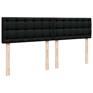 Box spring postel s matrací černá 180x200 cm textil - obrázek 12