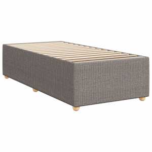 Box spring postel s matrací taupe 80x200 cm textil - obrázek 9