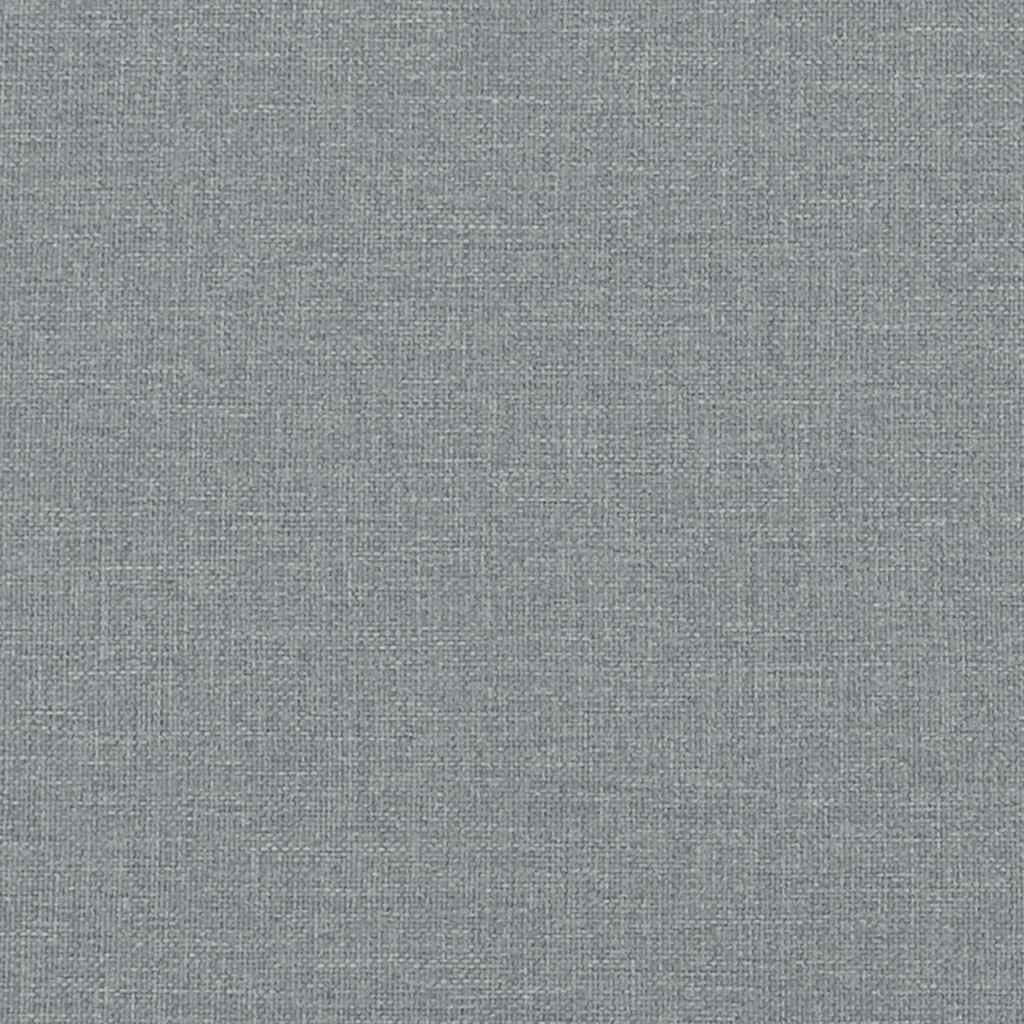 Box spring postel s matrací světle šedý 100 x 200 cm textil - obrázek 17