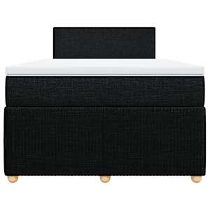 Box spring postel s matrací černá 120x190 cm textil - obrázek 6