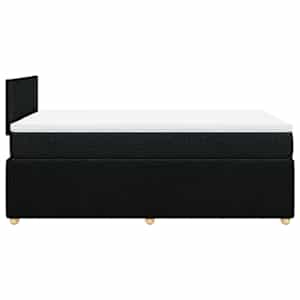 Box spring postel s matrací černá 120x190 cm textil - obrázek 7