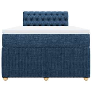 Box spring postel s matrací černá 120x190 cm textil - obrázek 6