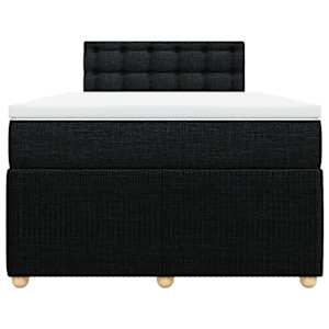 Box spring postel s matrací černá 120x190 cm textil - obrázek 6
