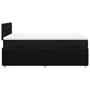 Box spring postel s matrací černá 120x190 cm textil - obrázek 7