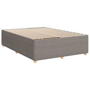 Box spring postel s matrací taupe 140x190 cm textil - obrázek 9