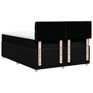 Box spring postel s matrací černá 160x200 cm textil - obrázek 8