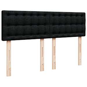 Box spring postel s matrací černá 160x200 cm textil - obrázek 12