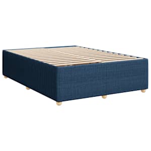 Box spring postel s matrací modrá 160x200 cm textil - obrázek 9