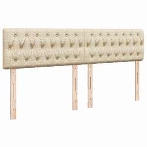 Box spring postel s matrací krémová 180x200 cm textil - obrázek 12