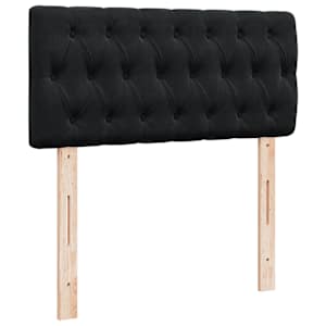 Box spring postel s matrací černá 80 x 200 cm samet - obrázek 12