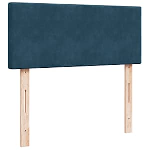 Box spring postel s matrací modrá 120 x 190 cm samet - obrázek 12