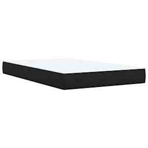 Box spring postel s matrací černá 120 x 190 cm samet - obrázek 10