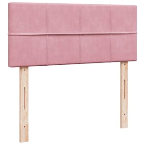 Box spring postel s matrací růžová 120 x 200 cm samet - obrázek 12