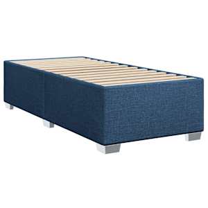 Box spring postel s matrací modrá 80x200 cm textil - obrázek 5