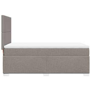 Box spring postel s matrací taupe 90x190 cm textil - obrázek 9
