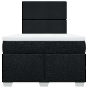 Box spring postel s matrací černá 120x190 cm textil - obrázek 4
