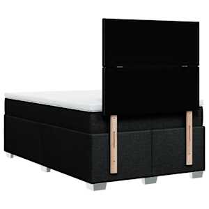 Box spring postel s matrací černá 120x190 cm textil - obrázek 10