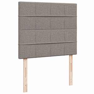 Box spring postel s matrací taupe 120x190 cm textil - obrázek 8