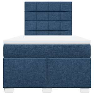 Box spring postel s matrací černá 120x190 cm textil - obrázek 4