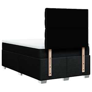 Box spring postel s matrací černá 120x190 cm textil - obrázek 10