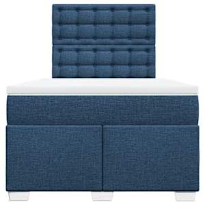 Box spring postel s matrací černá 120x190 cm textil - obrázek 4
