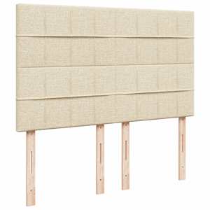 Box spring postel s matrací krémová 160x200 cm textil - obrázek 8