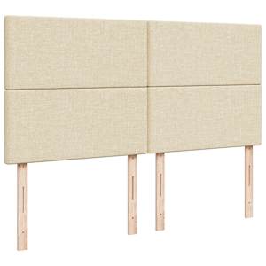 Box spring postel s matrací krémová 180x200 cm textil - obrázek 8