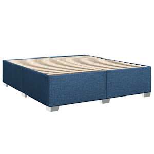 Box spring postel s matrací modrá 180x200 cm textil - obrázek 5