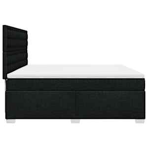Box spring postel s matrací černá 200x200 cm textil - obrázek 9