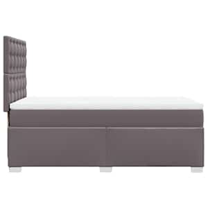 Box spring postel s matrací šedá 90x190 cm umělá kůže - obrázek 9