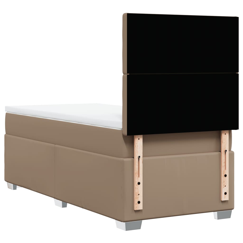 Boxspringbett Bett Polsterbett Bettgestell mit Matratze Kunstleder vente en gros vidaXL