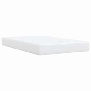 Box spring postel s matrací bílá 120x190 cm umělá kůže - obrázek 6